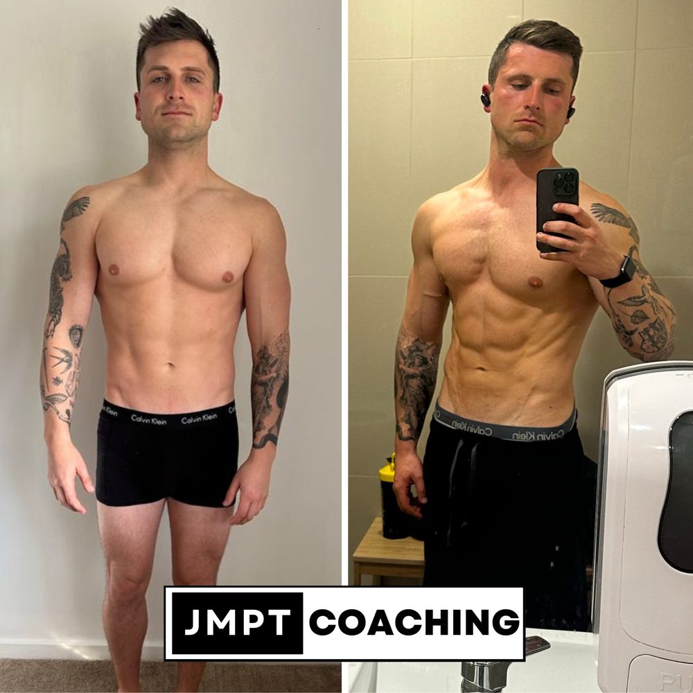 JMPT coaching client Taylor M, before and after